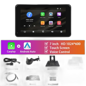 7 inch autoradio MP5-speler met Carplay, Android Auto, Bluetooth - Na