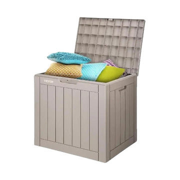 Outdoor Storage Box, 117L Capacity, Waterproof, Aluminum Alloy Padlock, 56 x 43 x 53cm