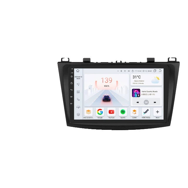 Auto GPS Radio, Multimedia Speler, Android, Carplay, Stereo Audio, Navigatie, Video, 8GB + 2010GB, 2DIN, 2013, Mazda 3, 128-7862 Jaar