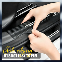 1+1 GRATIS | StepGrip - Carbonfaser-Türschutzaufkleber 2