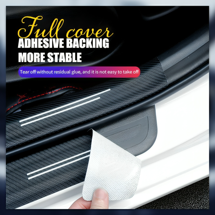 1+1 GRATIS | StepGrip - Carbonfaser-Türschutzaufkleber 5