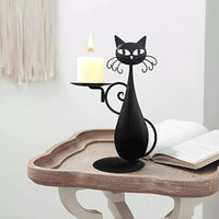Black Cat Candle Holder | A unique decorative piece for your home! 5