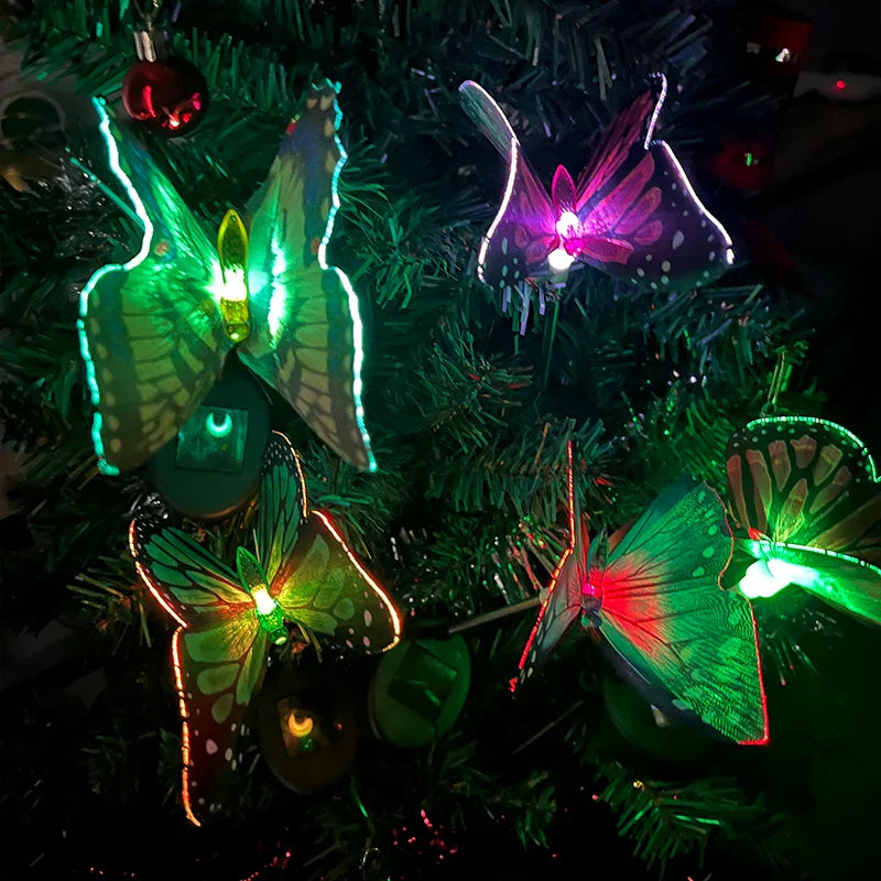 ButterflyGlow Solarlichter | Farbige LEDs | Schmetterlingsdesign für Garten & Deko 1