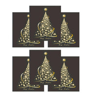 Christmas tree window stickers 11