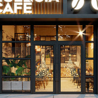 Christmas tree window stickers 2