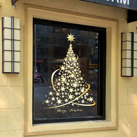Christmas tree window stickers 5