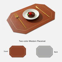 Double-layer PU leather placemat 4