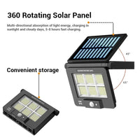 EcoBright SolarWall Light | Effizient & Wetterfest | 6000K Kaltweißes Licht | Für Außenwände & Gärten 3