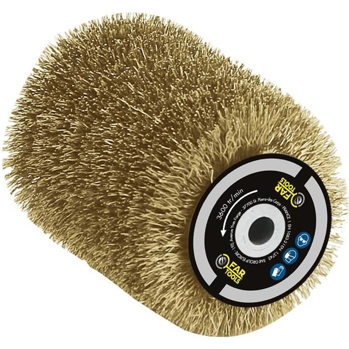Borstel Borstel 0,3mm Ø80mm - L 100mm om te strippen/Trekla
