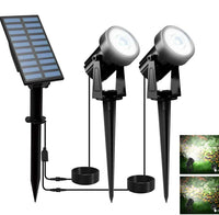 GlowRay DuoColor Solar Gartenstrahler | 2 Lichtfarben | Wetterfest & Leistungsstark | Solarbetrieben 6