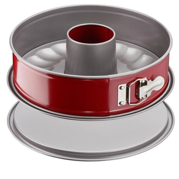 TEFAL Delibake savarinvorm - Ø 19 cm - Rood en grijs - Met scharnier