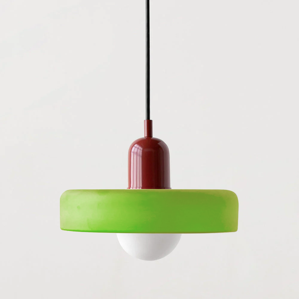 KristallLicht™ metal-glass pendant light 23