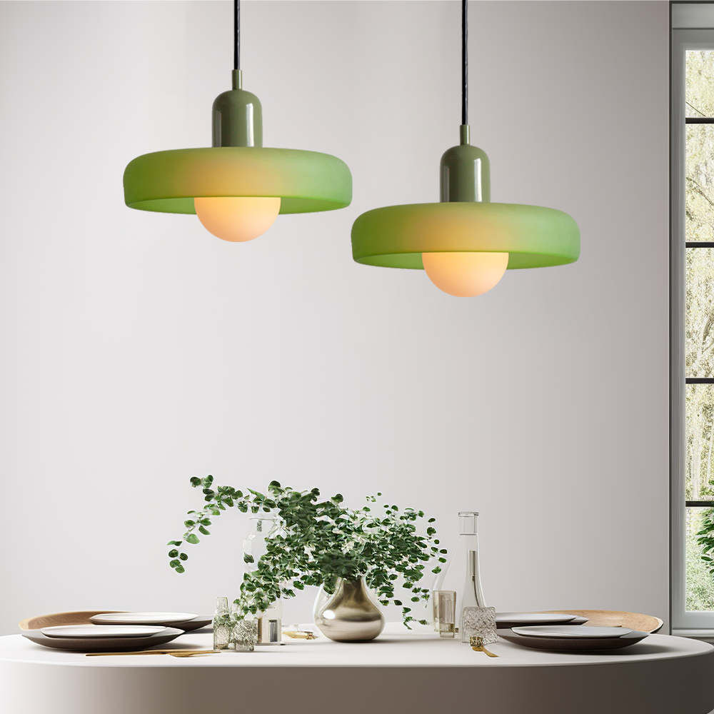 KristallLicht™ metal-glass pendant light 25