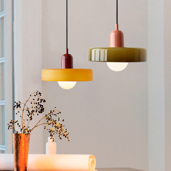 KristallLicht™ metal-glass pendant light 5