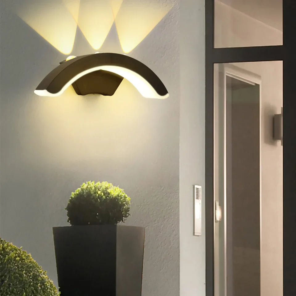 Lumenera LED Wandleuchte | Modernes Design | Warmweißes Licht | Für Innen & Außen 1