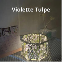 LumiFlora™ -  Handgefertigte Blume Würfellampe 8