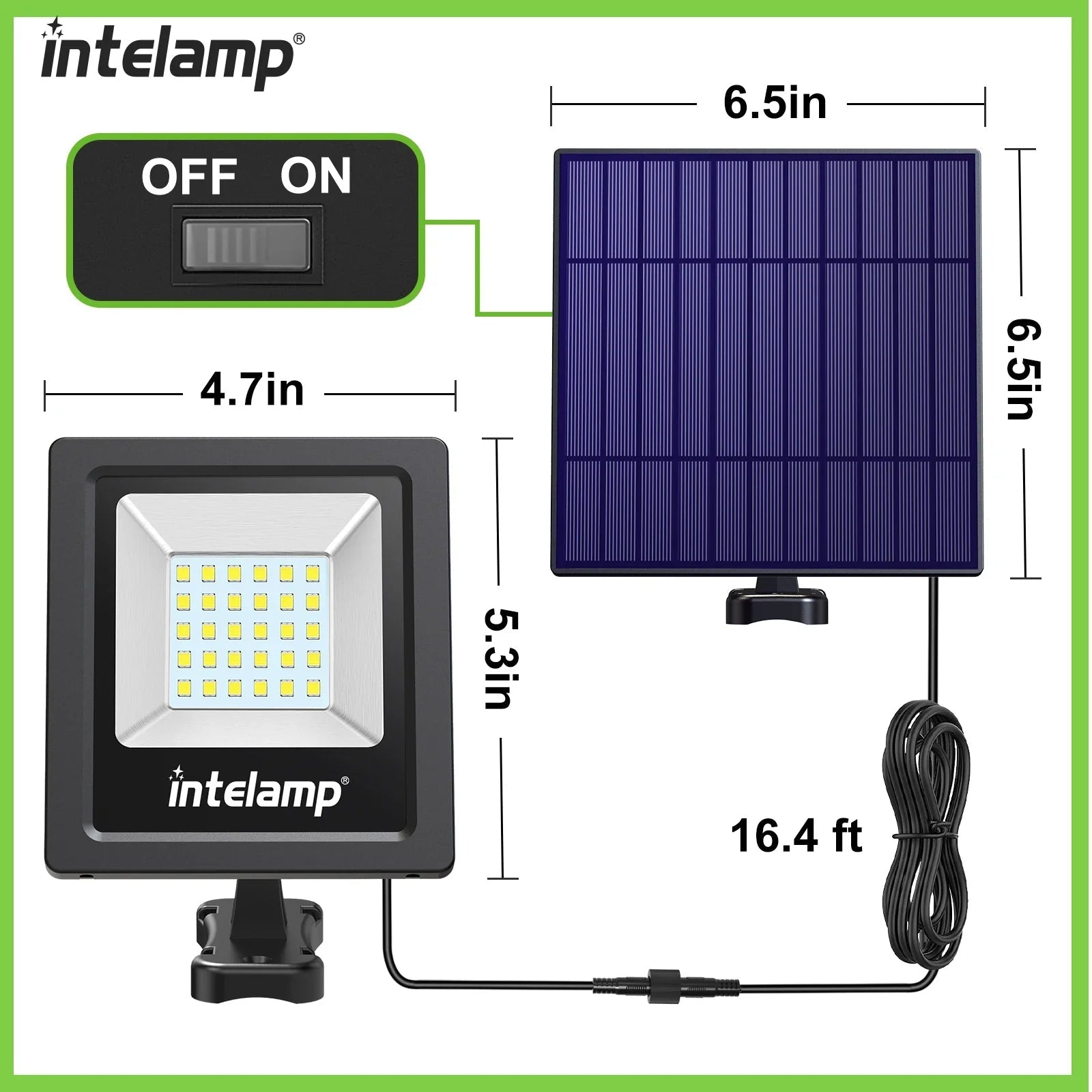 LumiMax Solar LED Strahler Set | 1200 Lumen | 2er Set | Wetterfest & Flexibel 2