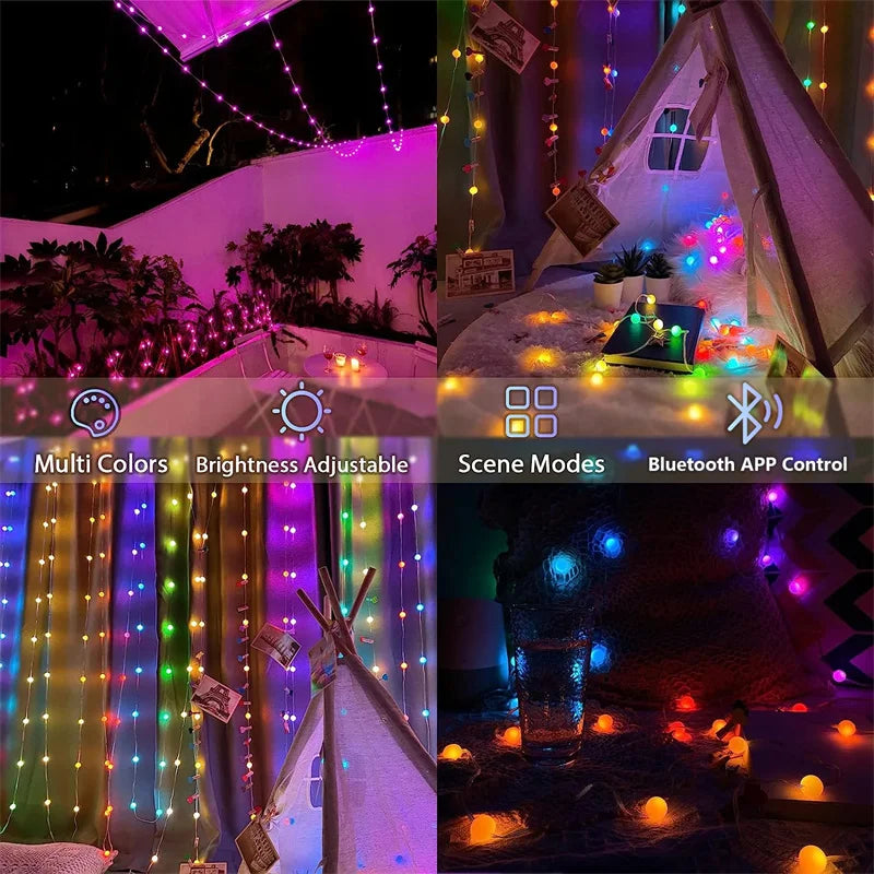 LumoGlow Smart LED Lichterkette | RGB Farbwechsel | App-gesteuert & Musik-Sync 2