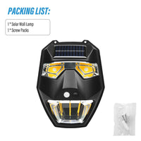 LumoLite | Solar Wandleuchte Außen | Bewegungsmelder 5 Lichtmodi | IPX4 Wetterfest 4