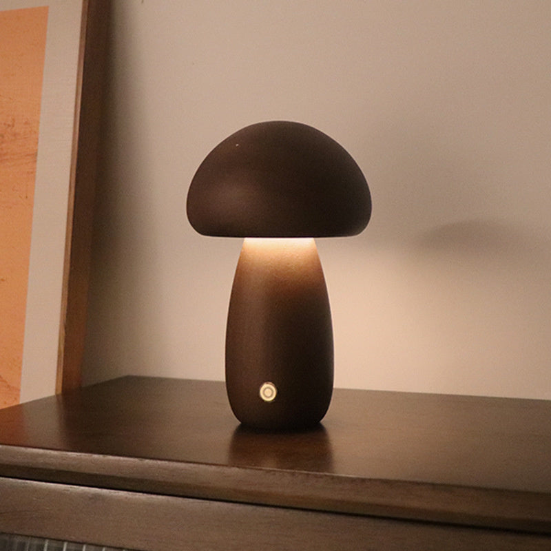 MushLights™ | Dimmable wooden mushroom lamp 13