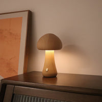 MushLights™ | Dimmable wooden mushroom lamp 4