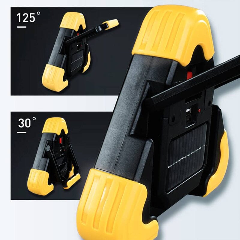 RescueBeam - 2-IN-1 solarbetriebene dreieckige Warnleuchte für den Straßenrand 4