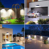 SolarLux | Solar-Wandleuchte | 148 LEDs | Bewegungssensor & 5 Leuchtmodi 0