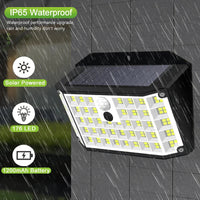 SolarPro LED-Wandleuchte | 176 LEDs | Bewegungsmelder | 3 Leuchtmodi | IP65 Wetterfest 2
