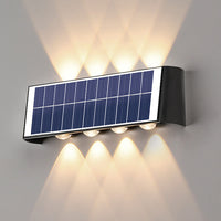 SolaraMax Solar-Wandleuchte | Modernes Design | Solarbetrieben | IP56 Wasserdicht | Energieeffizient 10