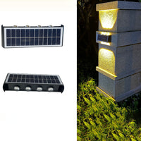 SolaraMax Solar-Wandleuchte | Modernes Design | Solarbetrieben | IP56 Wasserdicht | Energieeffizient 3