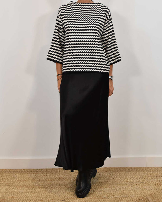 Stefanie | Gestreifter Pullover