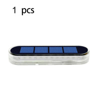 Stellora Solarlicht | 360° LED Stufenbeleuchtung | IP68 | Warm-/Kaltweiß/Blau | 10h Laufzeit 0