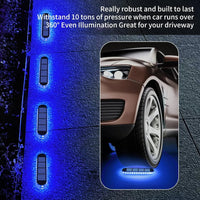 Stellora Solarlicht | 360° LED Stufenbeleuchtung | IP68 | Warm-/Kaltweiß/Blau | 10h Laufzeit 6