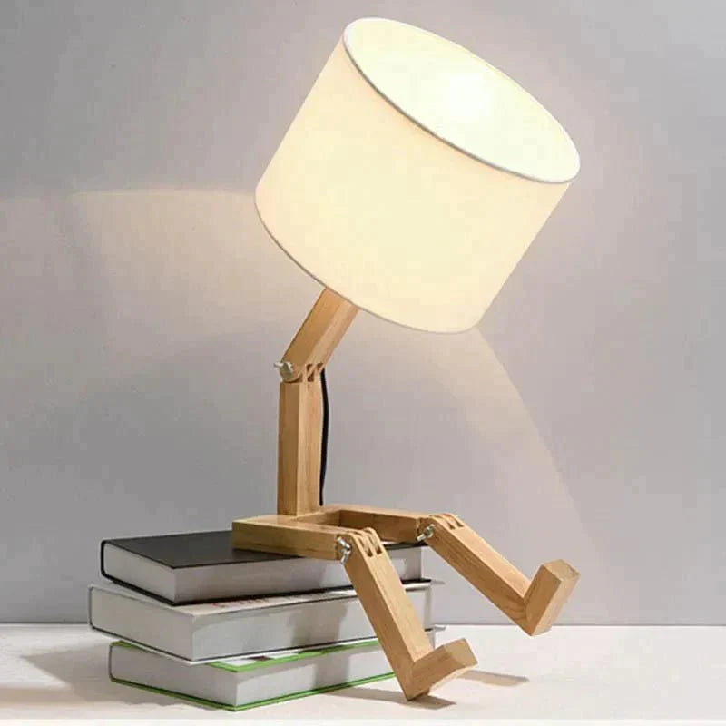 Stickman™ - Wooden Stickman Woden Lamp 2