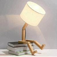 Stickman™ - Wooden Stickman Woden Lamp 2