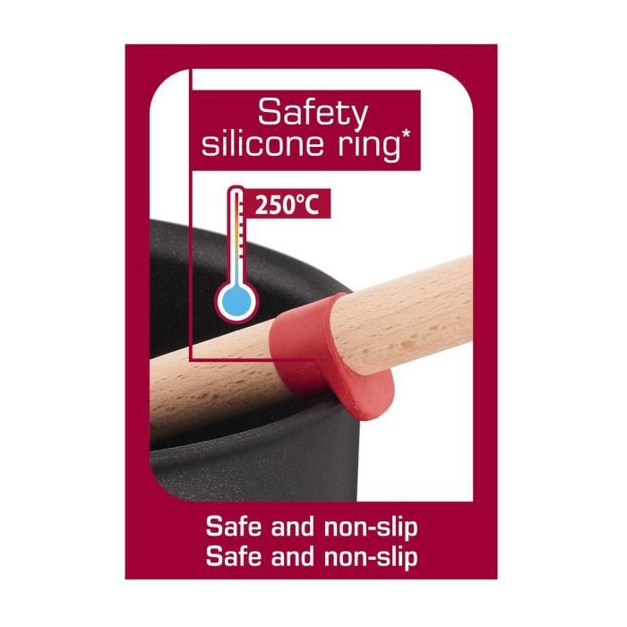 TEFAL Ingenio lepel - Beukenhout en platina silicone - 32 cm