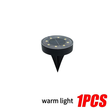 Terraluna Solar Bodenleuchte | Edelstahl | IP68 Schutz | 8 LEDs 0