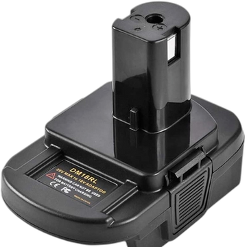 RYOBI 18V batterijconverteradapter - Dewalt/Milwaukee 20V Li-Ion Con