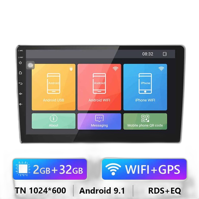 7/9/10.1 2Din Android-autoradio - 8G 128G multimedia-videospeler