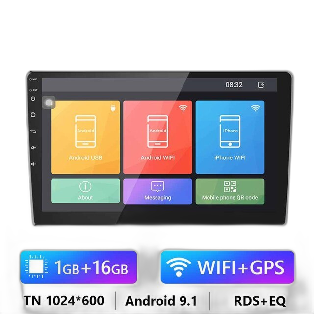 7/9/10.1 2Din Android-autoradio - 8G 128G multimedia-videospeler