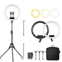 Selfie Ring Light, LED Video Lamp, Statiefstandaard