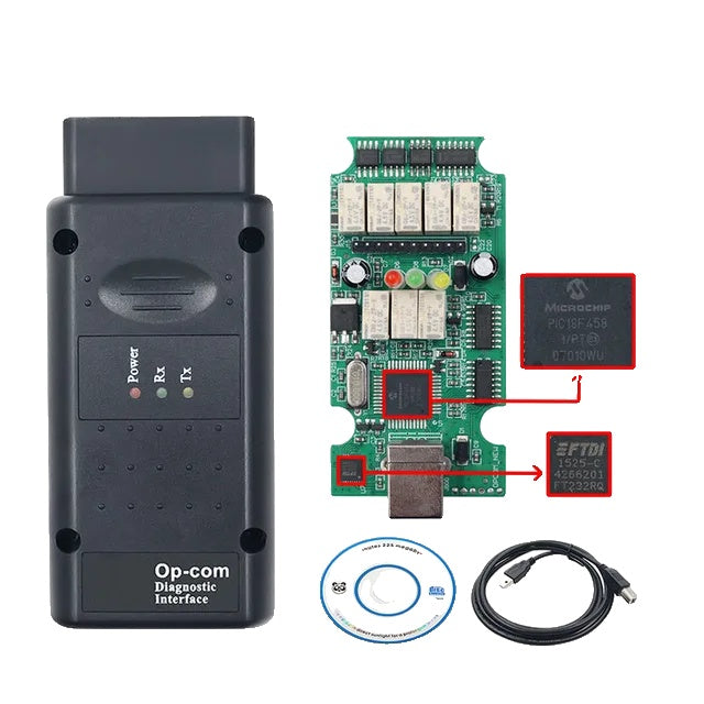 Opcom V195, OBD 2 Code Lezer, Opel Auto's Diagnostisch Gereedschap