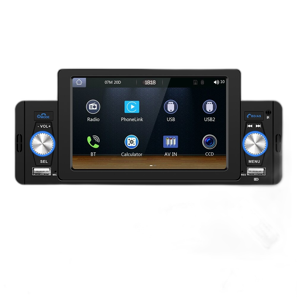 Auto Radio MP5, Bluetooth Connectiviteit, Carplay Integratie