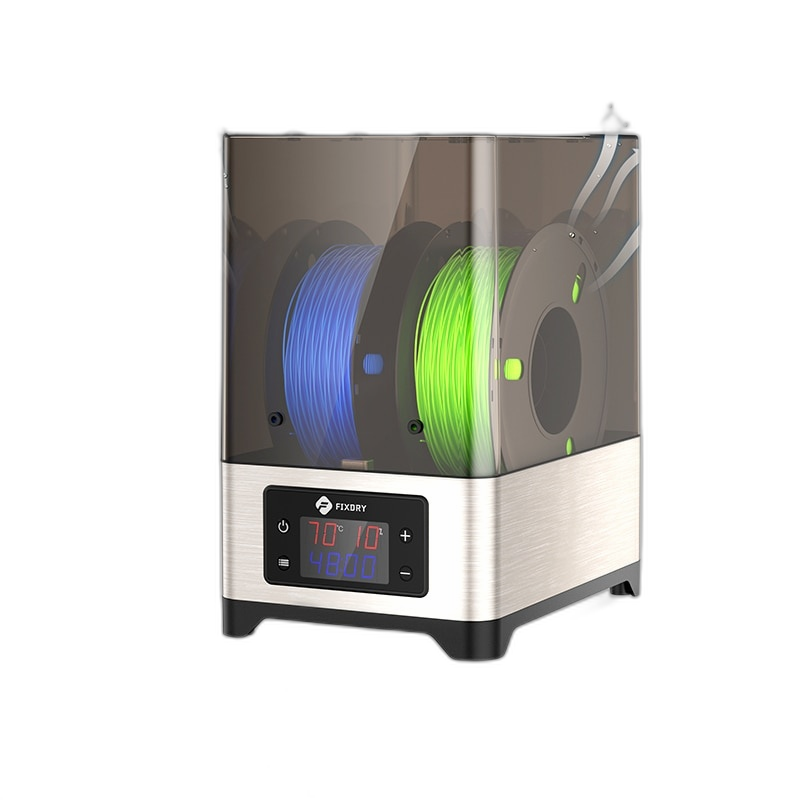 3D Printer Filament Droogbox, PTC Verwarmingselement, Real-time Vochtigheidsmonitoring