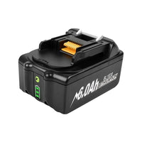 Makita 18V Batterij, 6Ah Capaciteit, Compatibel met LXT BL1860B