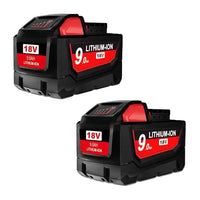 Milwaukee 18V Batterij, Hoge Capaciteit 90/60Ah, Compatibel met M18 Gereedschap