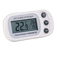 Digitale waterdichte thermometer - groot scherm, hangende koelkast met