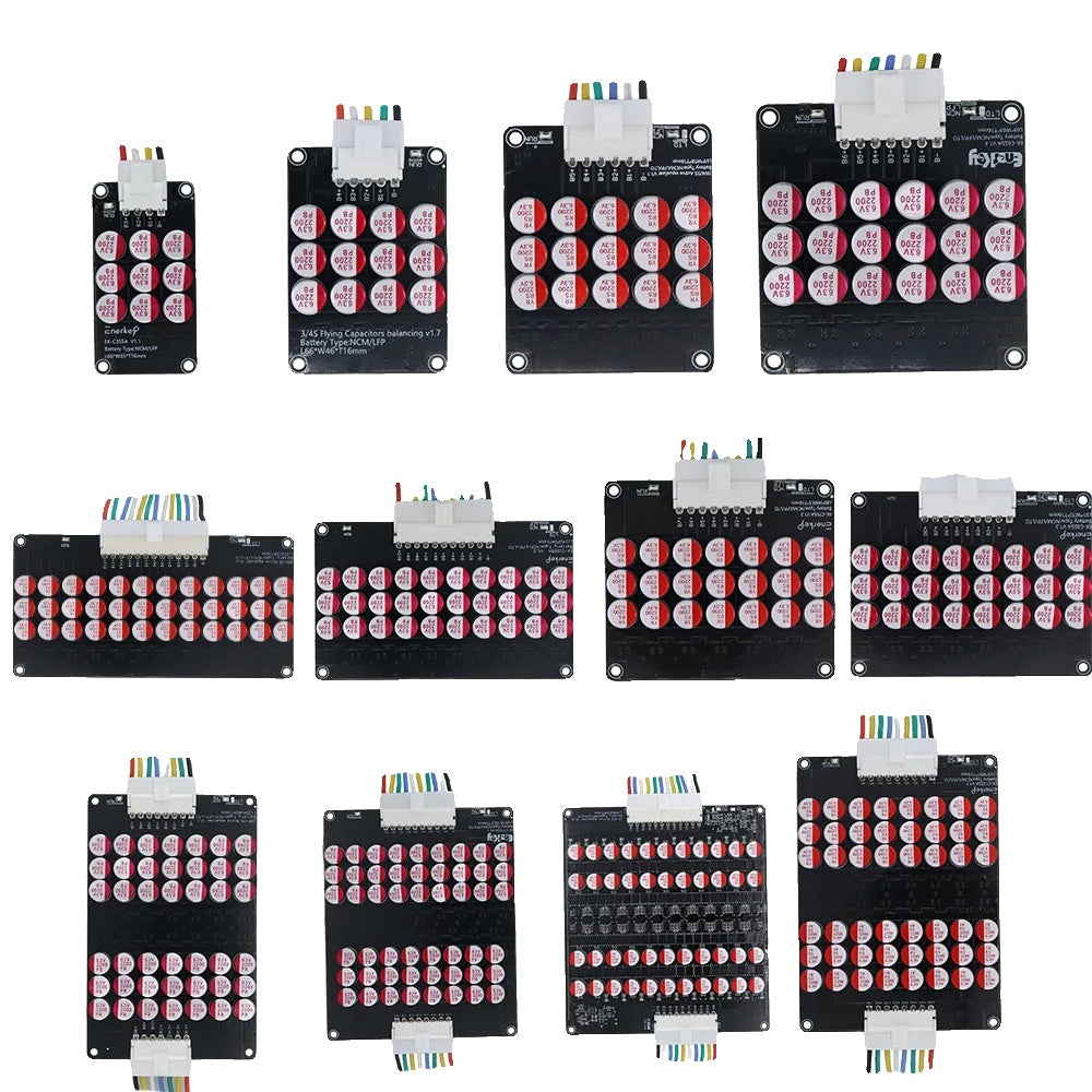 Capacitief Actief Balansbord, Ondersteunt Li-ion, Lifepo4, LTO Batterijen