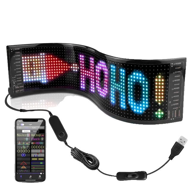 LED-bord, Bluetooth-app-bediening, programmeerbaar display