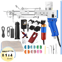 Tufting Gun Set, 2-in-1 Elektrische Tufting Gun, 7-21mm Tufting Machine